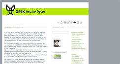 Desktop Screenshot of geektechnique.org